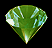 Gif animé bijoux pierre verte